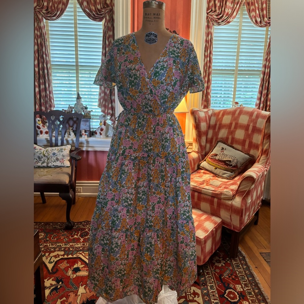J crew for Liberty London flower print dress